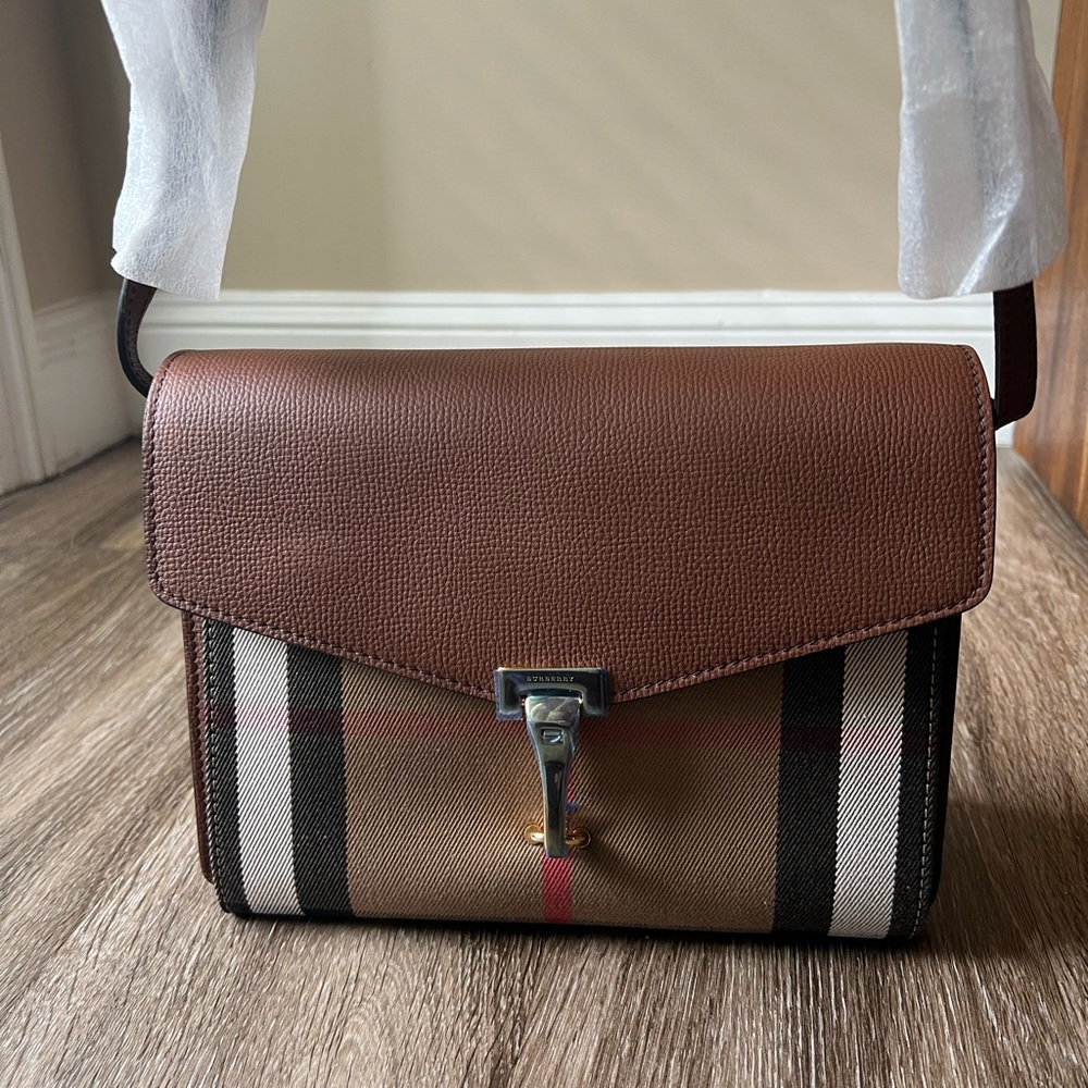 Burberry tan crossbody handbag